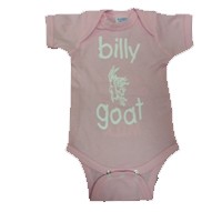 Offical Billy Goat Tavern Baby Onesie - Pink